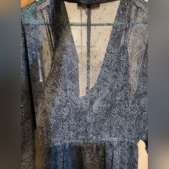 NWT Lovestitch L blue sparkle dress - Picture 7 of 8